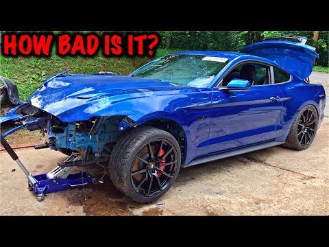 Rebuilding A Wrecked 2017 Mustang GT PART 2