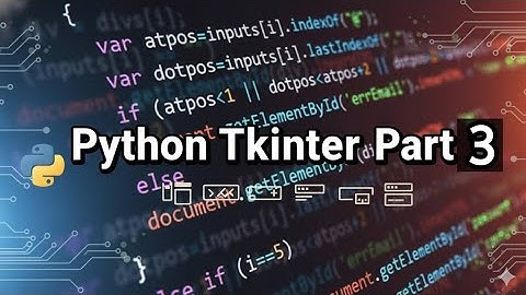 Python Tkinter 3