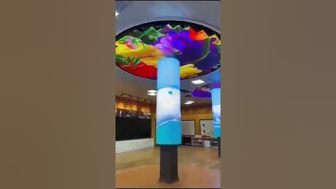 Customized flexible module column LED display
