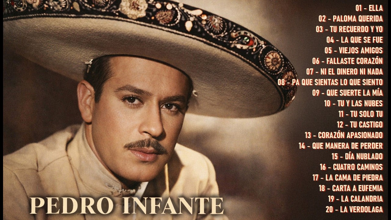 LO MEJOR DE LO MEJOR - PEDRO INFANTE - EL ÍDOLO DE MÉXICO - 22 GRANDES ÉXITOS RANCHEROS
