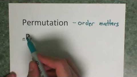 Flipped 11.1 Permutations and Combinations
