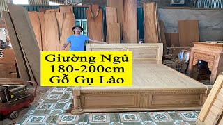 Giường Ngủ gỗ  tự nhiên Gỗ Gụ Hàng đặt - Anh Quảng - Vĩnh Phúc | Đồ Gỗ Phạm Gia