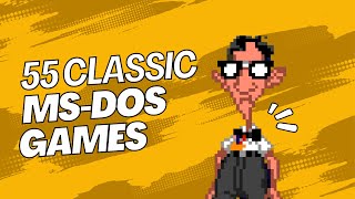 55 Classic MS-DOS Games | Nostalgia Overload from the 80s & 90s!