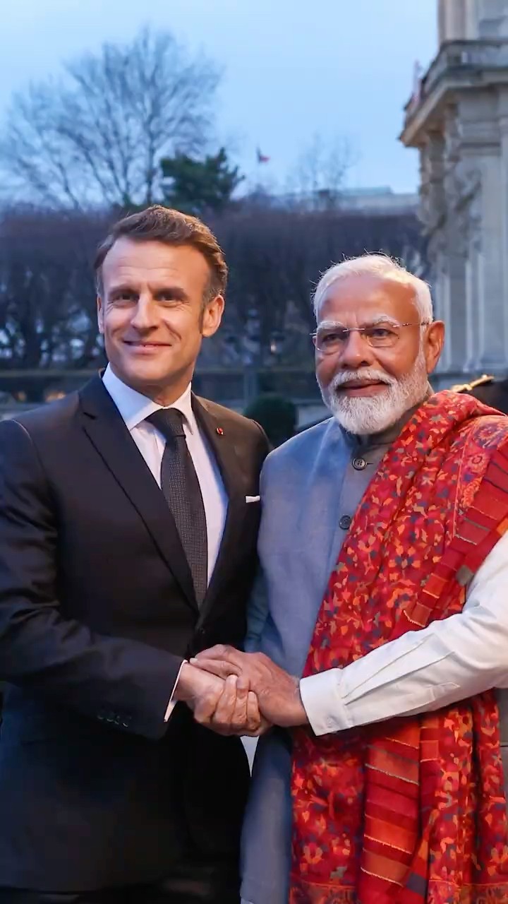 PM Modi arrives for the India France CEO forum meet in Paris, France | #shorts