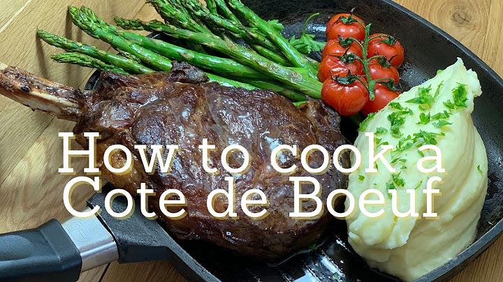 How to cook a 32oz Dry Aged Cote de Boeuf (How to cook beef)