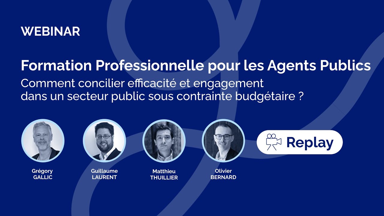 Formations professionnelles des agents publics
