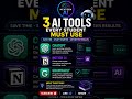 Top AI tools every student should start using today to save time and study smarter 🚀