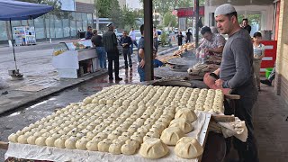 800   1000 pieces per day  Samsa with Loin  Uzbek cuisine