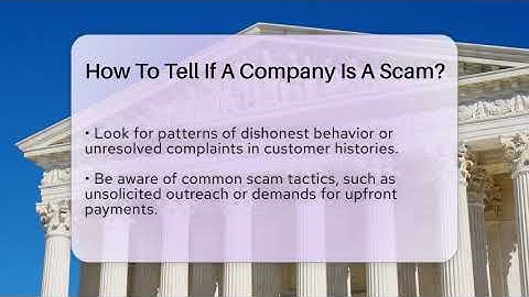 How To Tell If A Company Is A Scam? - CountyOffice.org
