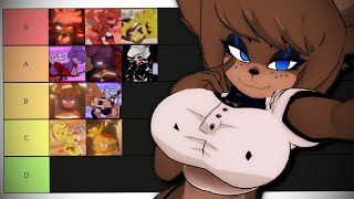 Fap Nights At Frenni's Official Tier List! (Ranking All The Animatronics)