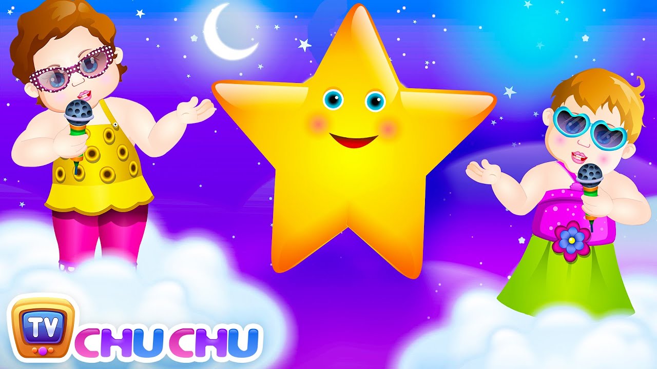 Twinkle Twinkle Little Star Rhyme with Lyrics - English Nursery Rhymes Songs for Children