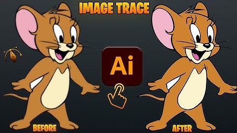 How To Auto Trace An Image In Adobe Illustrator in 60 Sec | Image Tracing 2025