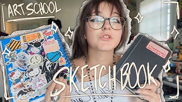 art school sketchbook tour [june 2023 - spring 2025]