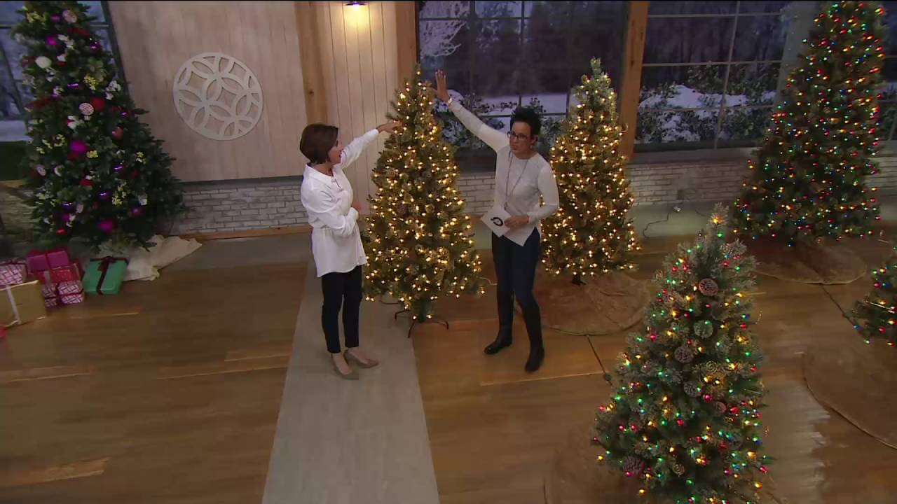 Hallmark Fallen Snow Christmas Tree with Quick Set Technology on QVC YouTube