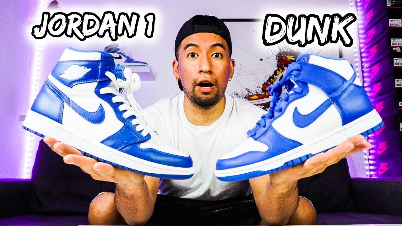 🔴 AIR JORDAN 1 HIGH vs NIKE DUNK HIGH 🔴 TE QUEDAS? (Diferencias)Aprende a A DISTINGUIRLAS! - YouTube