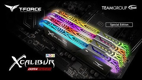 T-FORCE GAMING SERIES XCALIBUR RGB DDR4 Desktop Memory Module | TEAMGROUP