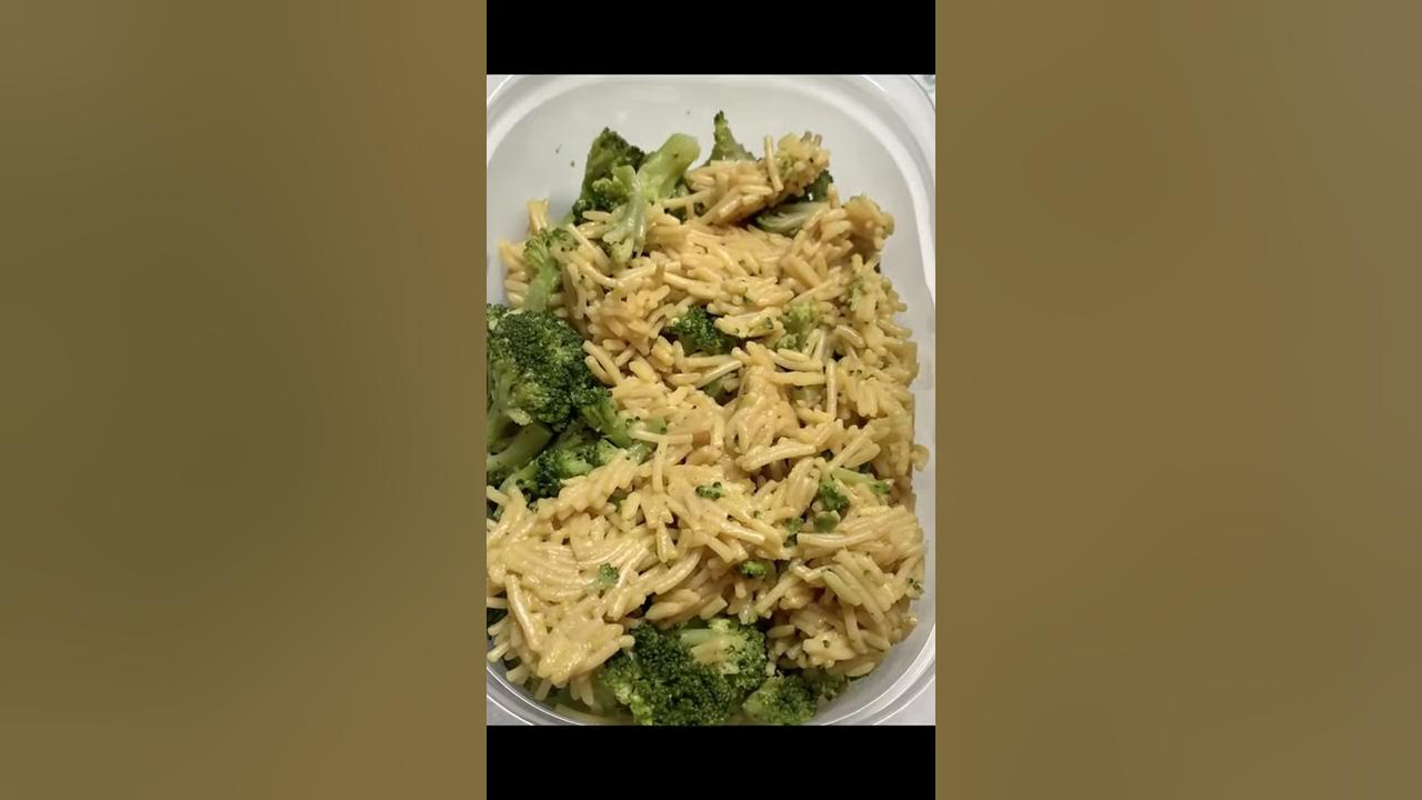 Chicken Broccoli & White Rice From Leftovers Shorts YouTube