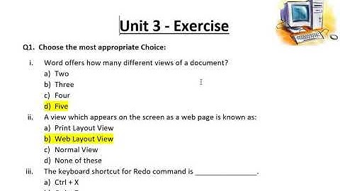 Customizing a Word Document (Exercise - Class7)