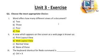 Customizing a Word Document (Exercise - Class7)