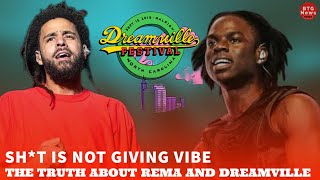 THE HIDDEN TRUTH ABOUT REMA WALKING OUT OF DREAMVILLE FESTIVAL IN CAROLINA USA