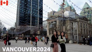 Vancouver Life - Downtown Vancouver Canada on Feb 18 2024 | Vancouver Walking Tour