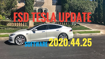 New! 2020.44.25 FSD Autopilot Software Update Review Tesla Model S Performance P100D