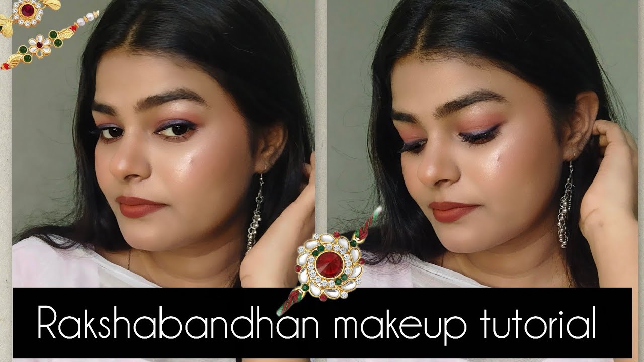 Glam Rakshabandhan Makeup Tutorial || Easy Rakhi Makeup Look 2025🌸 || Sara Singh
