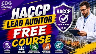 Learn HACCP Lead Auditing | Free Full Course