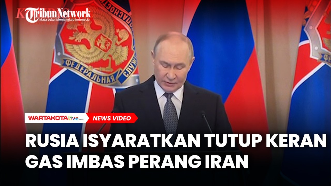 Putin Bikin Eropa Panik! Rusia Isyaratkan Tutup Keran Gas Imbas Perang Iran