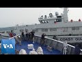 Chinese Coast Guard Ship Nearly Collides with Philippines Patrol Ship in South China Sea | VOA News