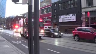 Toronto Fire Services Spare Pumper 332, Highrise 332 ,District Chief 33 Responding