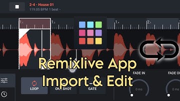 How to Import / Edit Loops / Samples in to Remixlive App _ David G