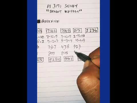 Rumus Jitu 3 Digit Sidney Terbaru Youtube
