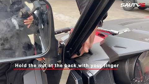 Installation of SAUTVS Wider Side Mirrors for Polaris General 1000 Accessories