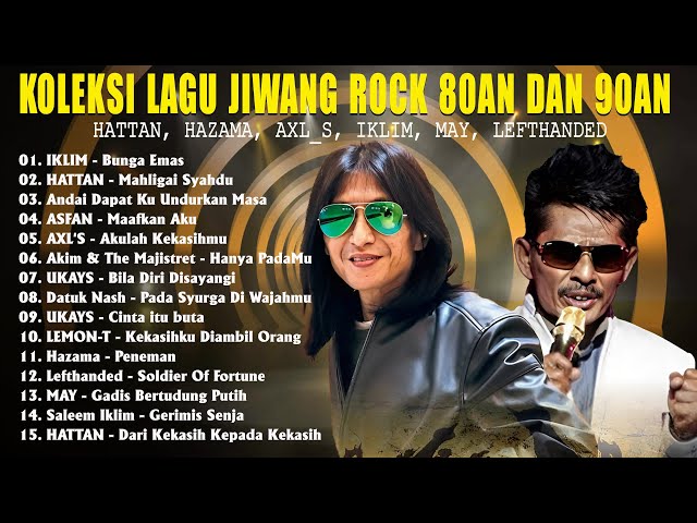 LAGU JIWANG SLOW ROCK LEGEND 80AN DAN 90AN 💥 KOLEKSI LAGU JIWANG ROCK 80AN DAN 90AN class=