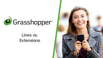 Lines vs. Extensions in Grasshopper