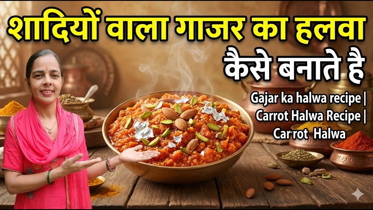 शादियों वाला गाजर का हलवा कैसे बनाते है |Gajar kahalwarecipe | Carrot Halwa Recipe |Carrot Halwa |