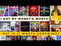 A years worth of gaming with playstation plus extra  it was totally worth it for me