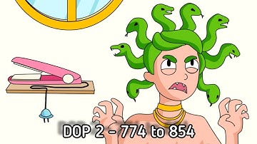 DOP 2 - Delete One Part 2 | Levels 774 to 854 Gameplay | puzzle games