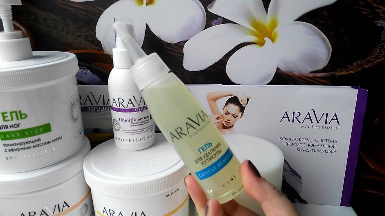 Средства до и после депиляции aravia professional