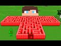 How Mikey FOUND this BIGGEST MAZE Made of JJ in Minecraft ?!