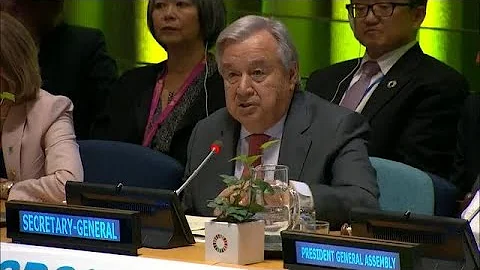 UN Chief at the Sustainable Development Goals (SDGs) Summit 2019