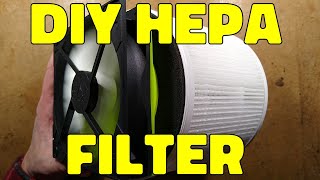 DIY cheap & quiet HEPA air cleaner