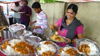 Happy to Serve You | Cheapest Roadside Unlimited Meals | #StreetFood