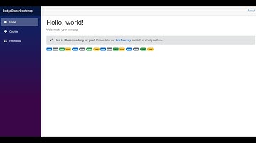 Blazor Badges with Bootstrap 4