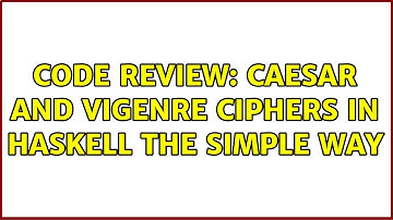 Code Review: Caesar and Vigenre ciphers in Haskell the simple way