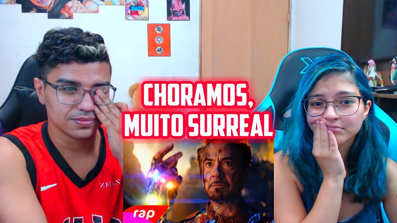 REAGIMOS AO Rap do Homem de Ferro (Vingadores: Ultimato) - EU SOU O HOMEM DE FERRO | NERD HITS