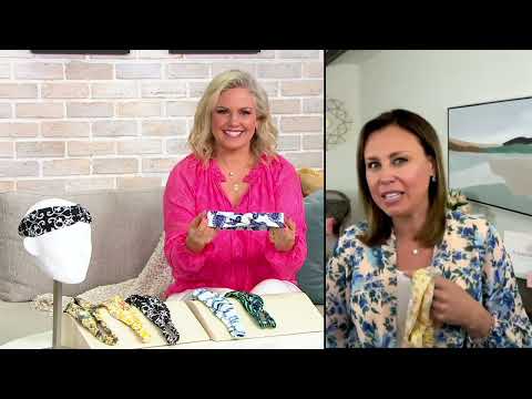 Diamonique Sparkle Stirnband auf QVC