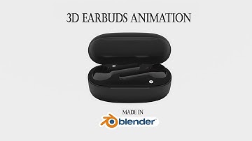 3D Earbuds Blender Eevee Product Commercial | FAD Tutorials
