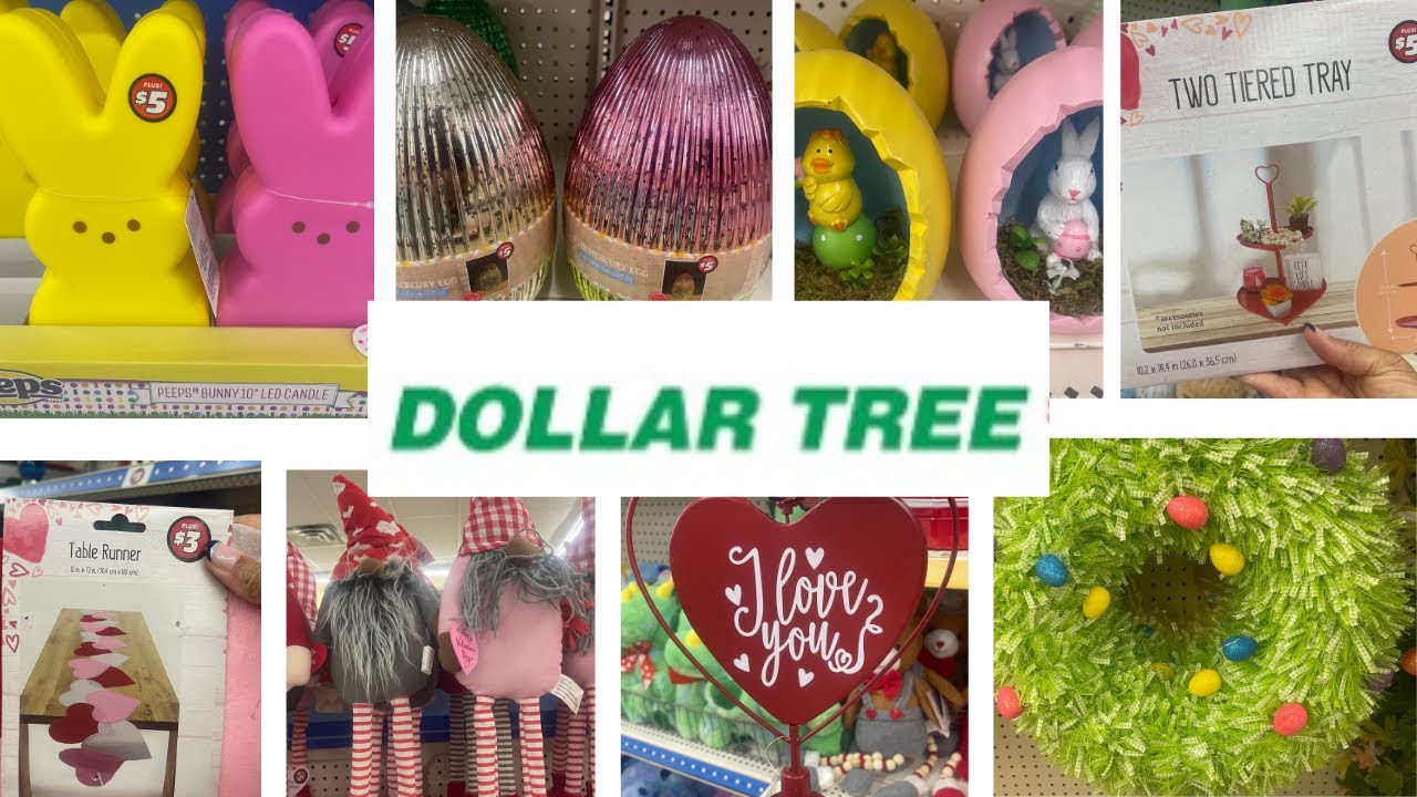 DOLLAR TREE VALENTINES DAY & EASTER DECOR* WALKTHROUGH